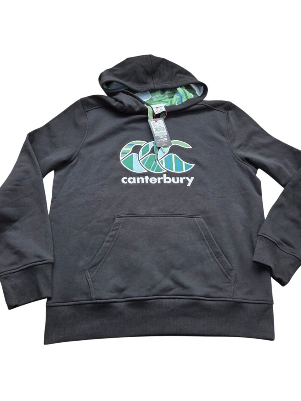 Canterbury Of New Zealand Hoodie Sweatshirt Mens XL Blue Embroidered Logo Tags